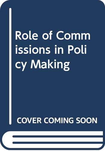 Book The Role of commissions in policy-making; free