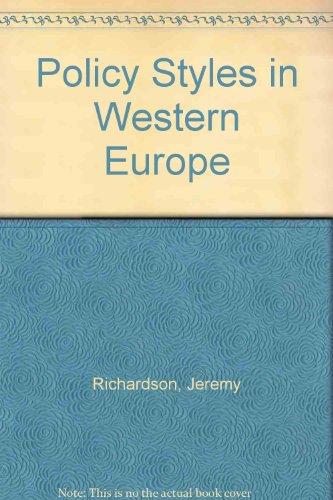 Book Policy Styles in Western Europe free