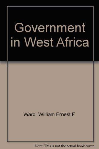 Book Government In West Africa free