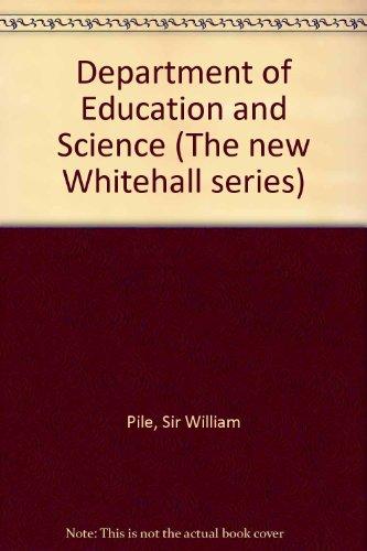 Book The Department of Education and Science free