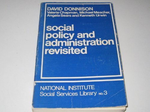 Book Social Policy and Administration Revisited free