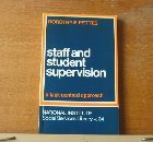 Book Staff and student supervision: A task-centred approach (National Institute social services library) free