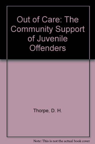Book Out of Care: The Community Support of Juvenile Offenders free
