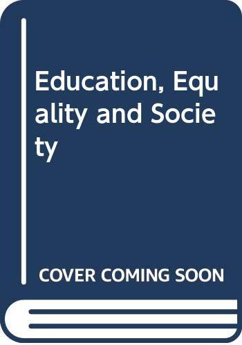 Book Education, equality, and society free