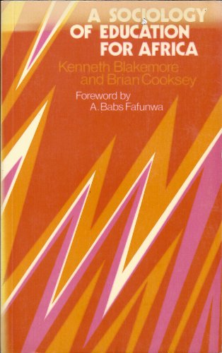 Book A Sociology Of Education For Africa free