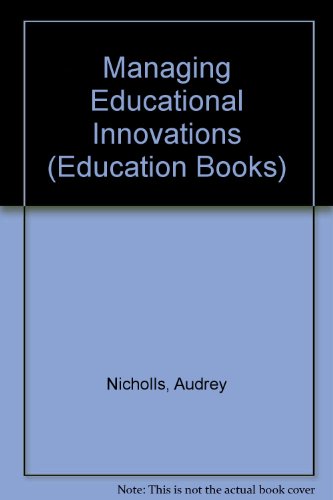 Book Managing Educational Innovations (Education Books) free
