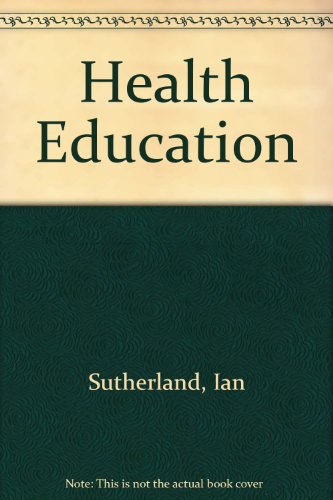 Book Health education: Perspectives and choices free