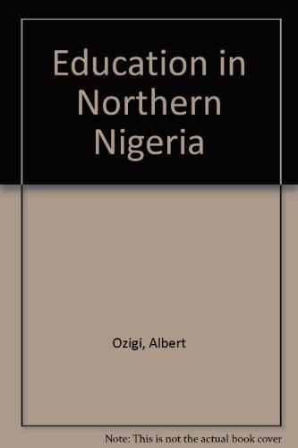 Book Education in Northern Nigeria free