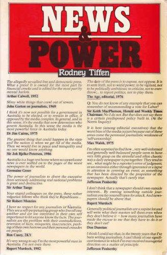 Book News and Power: The Role of the Media in Australian Politics free