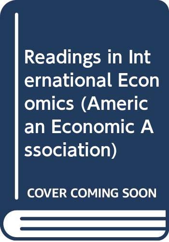 Book Readings In International Economics (american Economic Association) free
