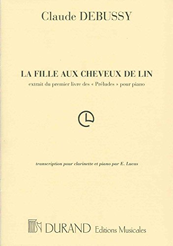 Book LA FILLE AUX CHEVEUX DE LIN CLARINETTE free