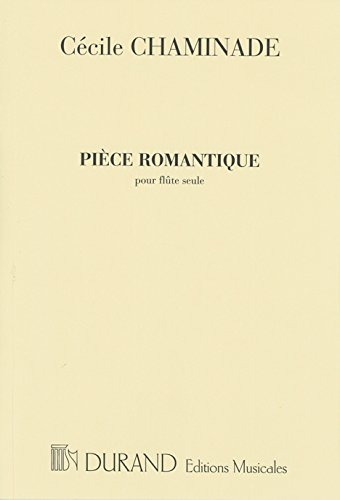 Book Partitions classique DURAND CHAMINADE - PIECE ROMANTIQUE - FLUTE SEULE Flûte traversière free