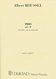 Book Partitions classique DURAND ROUSSEL - TRIO OP 40 - FLUTE, ALTO ET VIOLONCELLE Musique de chambre free
