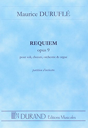 Book Partitions classique DURAND DURUFLE - REQUIEM - CONDUCTEUR POCHE Conducteur free