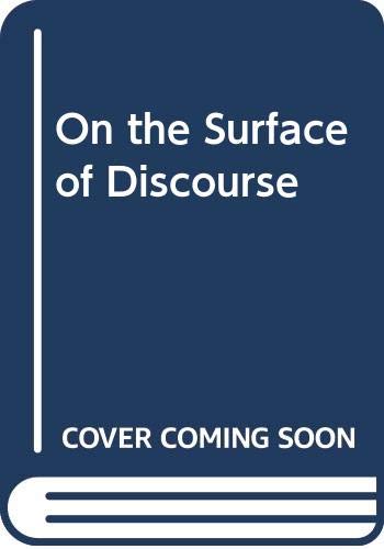 Book On the Surface of Discourse free