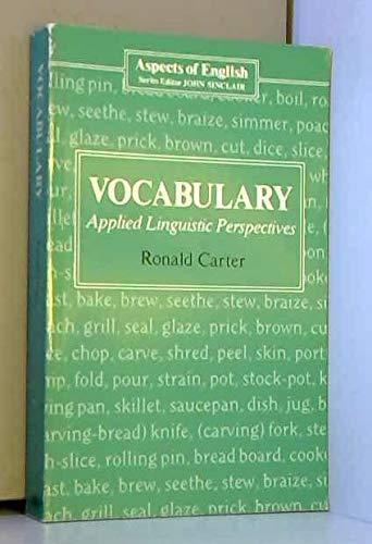 Book Vocabulary Applied Linguistic Perspectives (Aspects of English) free