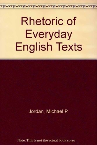 Book Rhetoric of Everyday English Texts free