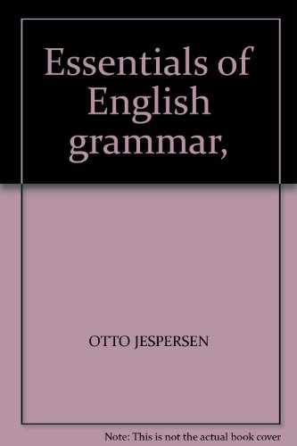 Book Essentials of English grammar, free