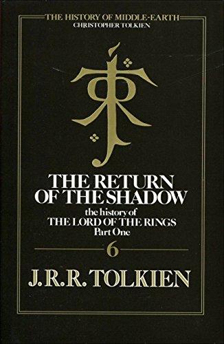 Book Return of the Shadow; History of the LOTR Part One free