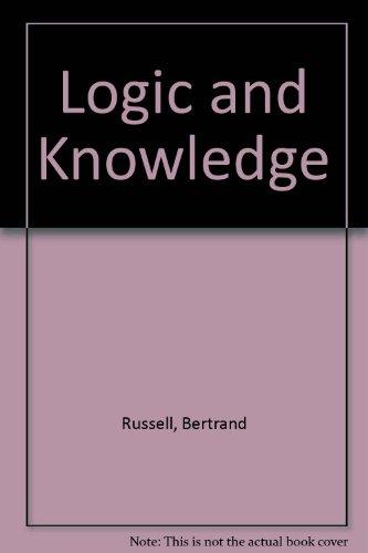 Book Logic and Knowledge: Essays, 1901 to 1950 free