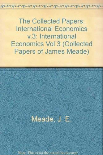 Book The Collected Papers Of James Meade: International Economics free