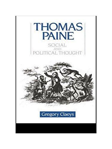 Book Thomas Paine: Social And Political Thought free