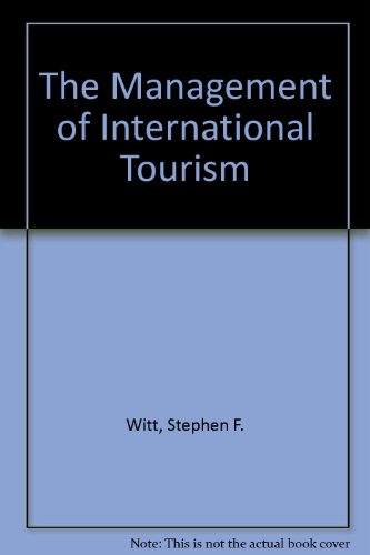 Book The management of international tourism free