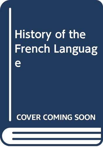 Book History of the French Language free