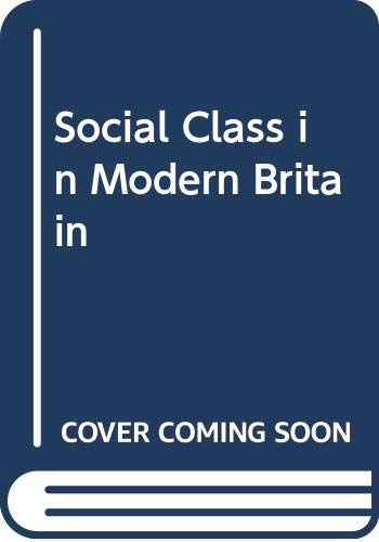 Book Social Class in Modern Britain free