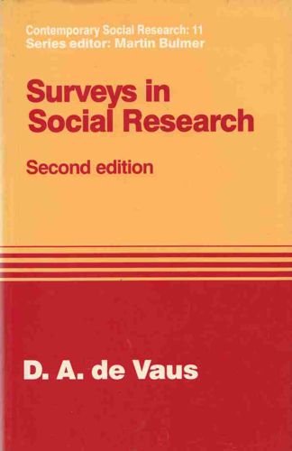 Book Surveys in Social Research (Contemporary Social Research) free