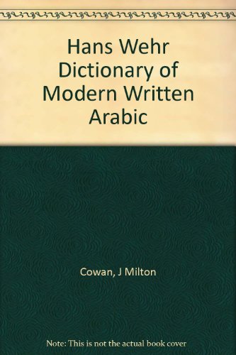 Book Dictionary Of Modern Written Arabic free