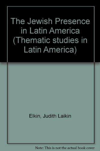 Book The Jewish Presence In Latin America free