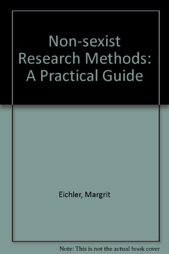 Book Nonsexist Research Methods: A Practical Guide free