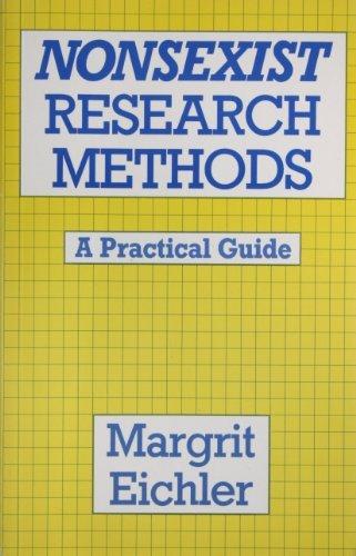 Book Nonsexist Research Methods: a practical guide free