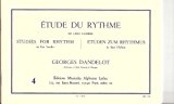 Book GEORGES DANDELOT : ETUDE DU RYTHME - VOLUME 4 free