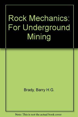 Book Rock Mechanics:For Underground Mining free