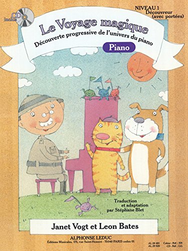 Book VOYAGE MAGIQUE NIVEAU 1 DECOUVREUR (AVEC PORTEES)CAH.PNO(AVEC CD) PIANO free