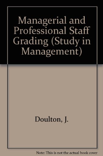 Book Managerial and Professional Staff Grading free