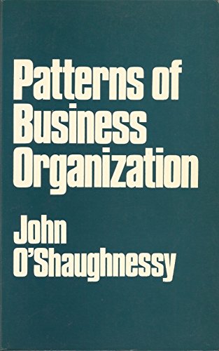 Book Patterns of Business Organization free