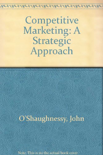 Book Competitive Marketing: A Strategic Approach free