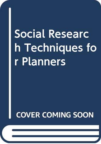 Book Social Research Techniques for Planners free