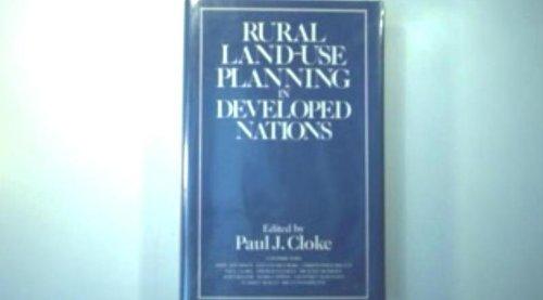 Book Rural Land-use Planning In Developed Nations free