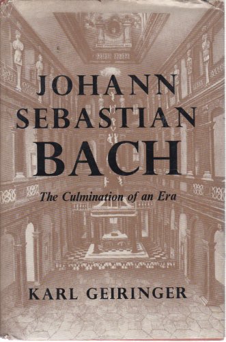 Book Johann Sebastian Bach: The Culmination of an Era free