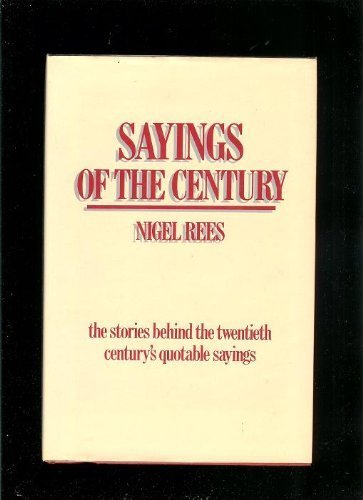 Book Sayings Of The Century free