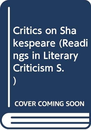 Book Critics on Shakespeare, (Readings in literary criticism, 16) free