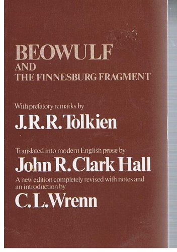 Book Beowulf: And The Finnesburg Fragment free