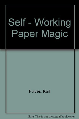 Book Self-Working Paper Magic: 81 Foolproof Tricks free