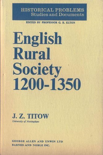 Book English rural society, 1200-1350 (Historical problems: Studies and documents) free