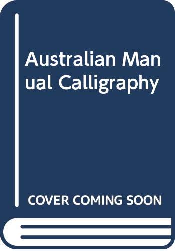 Book Australian Manual Calligraphy free
