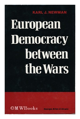 Book European democracy between the wars free